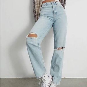 PacSun Distressed Dad Jeans